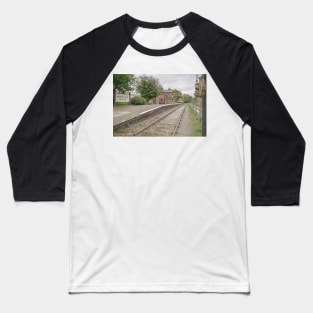 Hadlow Road 1950's railway station, Wirral, England Baseball T-Shirt